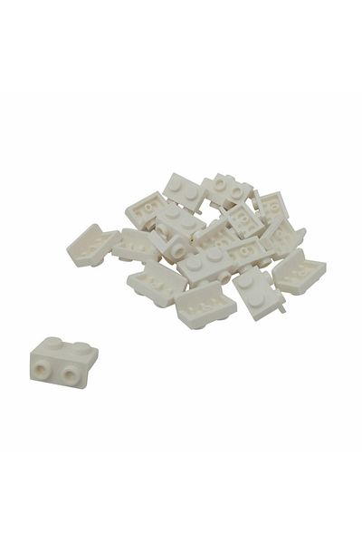 LEGO Original Custom Moc Creator Connection Part Bracket 1 X 2 - 1 X 2 White 4 Pieces Will Be Sent