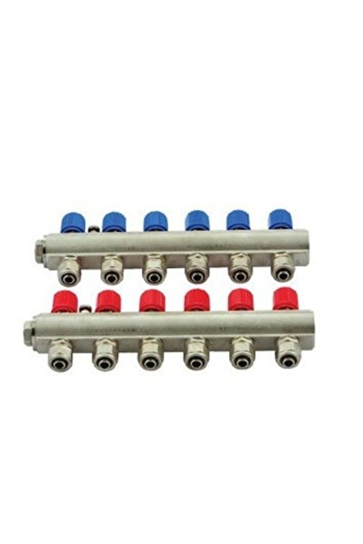 Eca 1’’ (1 İNÇ) Debi Ayar Vanalı Kollektör 9 Çıkışlı Mavi Ürün Kodu;602120675