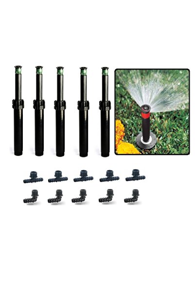 MGF PLAST 5 X Hunter Çim Sulama Sprey Fıskiye Kısa Gövde 7cm Psu-02 17-a 5,2 ...