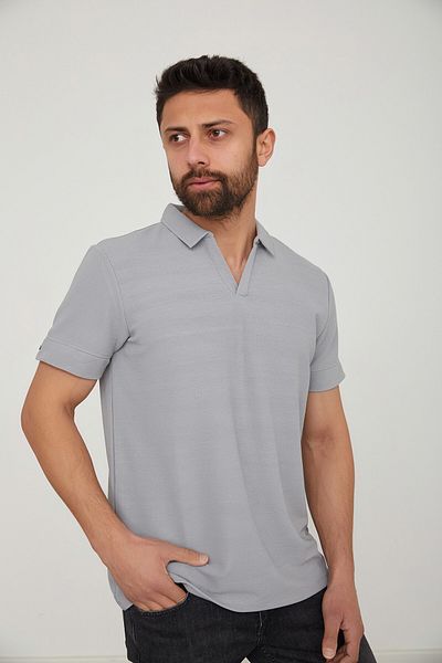 Cazador Ανδρικό μπλουζάκι Jazz 4231 Polo Neck Χωρίς κουμπί Lycra Micro