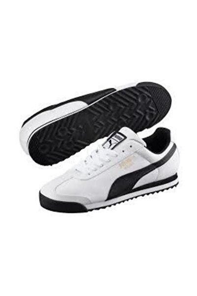 Puma 002 Μοντέλο Λευκά και Μαύρα Αθλητικά Παπούτσια Ρώμης