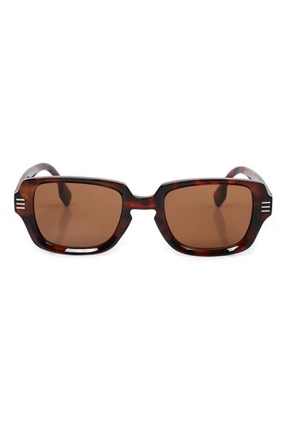 TomyHelf Leopard Frame Metal Detailed Brown Glass Rectangular Women's Sunglasses Ae2209c4