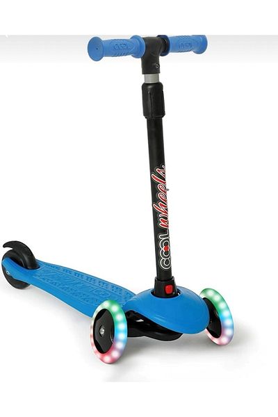 Furkan Toys Blue Furkan Star Lighted Scooter - Fr59632