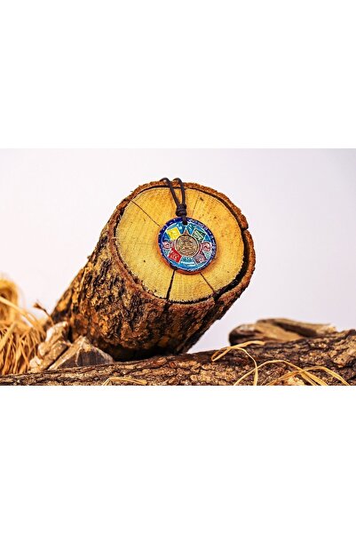 TVT Ceramic Handmade Yeast Calendar Necklace Jewelry 1200 Degrees Cooked