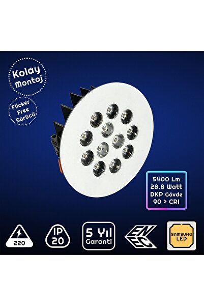 Samsung Kuyumcu Aydınlatma Led Armatür Nv-12-y13 3000k/6500k(KARIŞIK)