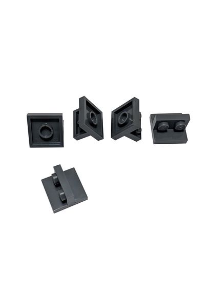 LEGO Creator Accessory Connection Part Bracket 2 X 2 - 1 X 2 Dark Gray 2 Pieces Will Be Sent
