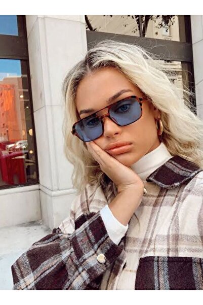 Goldmine Unisex Glamour γυαλιά ηλίου Leopard Blue