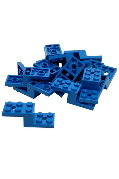 LEGO Moc Creator Custom Accessory Connecting Piece Bracket 5 X 2 X 1 Blue 4 Pieces to Ship