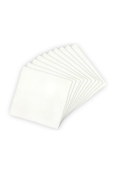 Sema Baby White 10-Piece Combed Cotton Baby Wipes - Double Layer