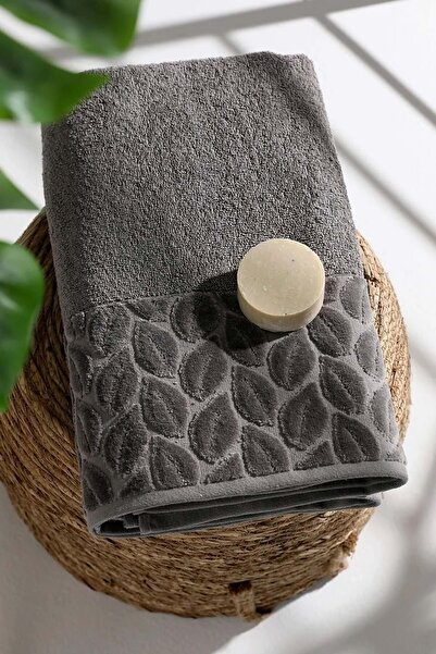 Romans Πετσέτα μπάνιου Hazal 90x150 Ανθρακίτη