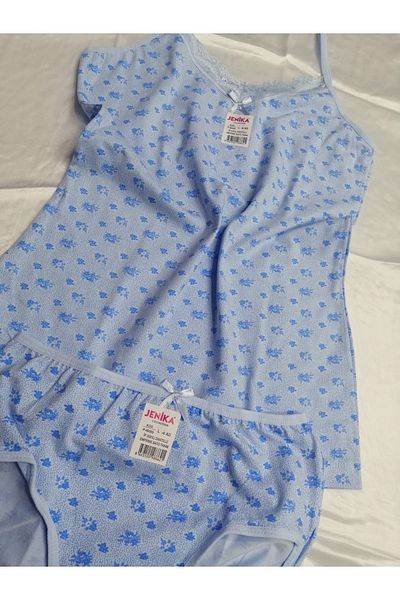 JENİKA Set de 2 pantaloni și chiloți cu curele de frânghie pentru femei