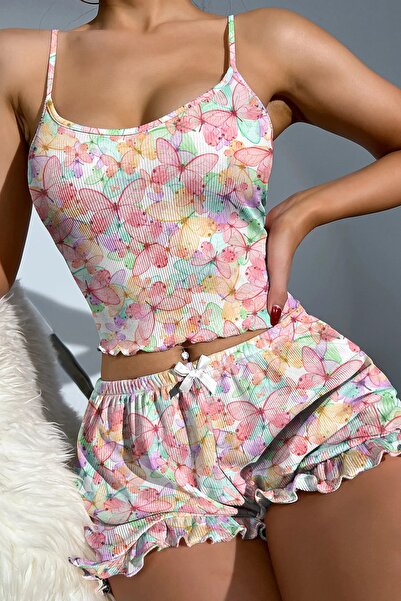 PEMBİŞ HOMEWEAR Σετ σορτς Bonjour Butterfly 3