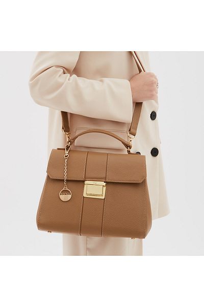 Tamer Tanca Women's Leather Shoulder Bag 363 8075 Bn Bag