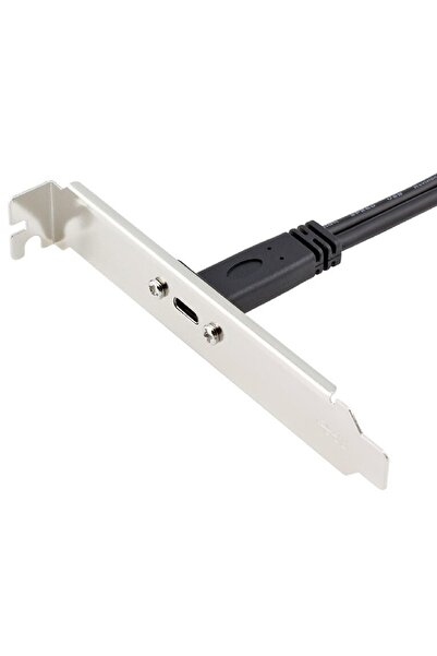 Alfais 4329 Type C 19-20 Pin Dişi To Usb 3.0 Anakart Panel Pci Çevirici Kablosu