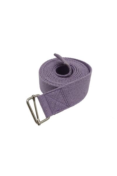 Anatolia 250 Cm Lilac Yoga Belt with Cotton Woven Adjustment Buckle