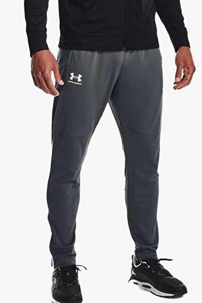 Under Armour Pantaloni de trening gri pentru bărbați Pique Track