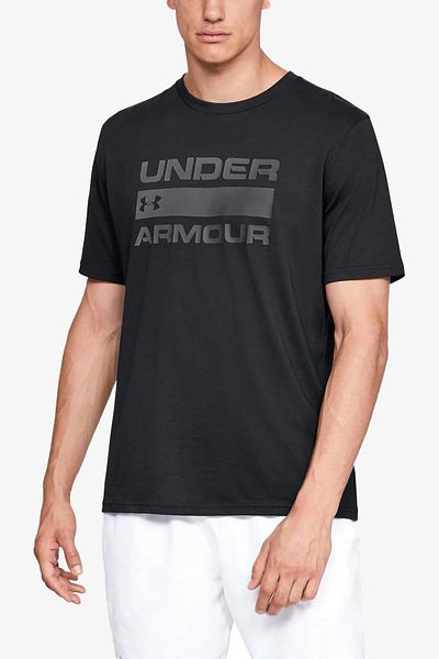 Under Armour Ανδρικό μαύρο μπλουζάκι Team Issue Wordmark
