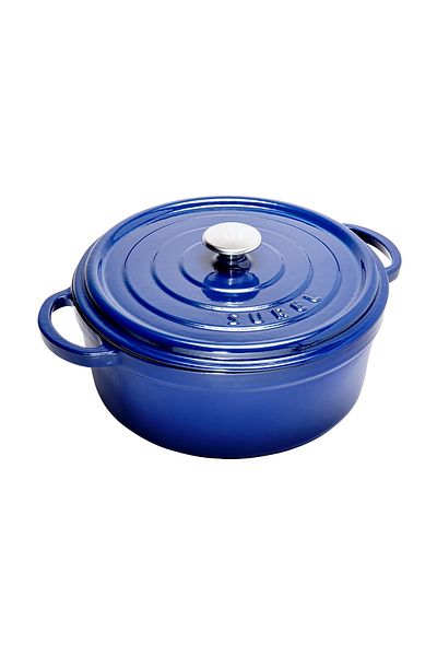 Sürel Aroma Lid Blue Round Pot 32 Cm