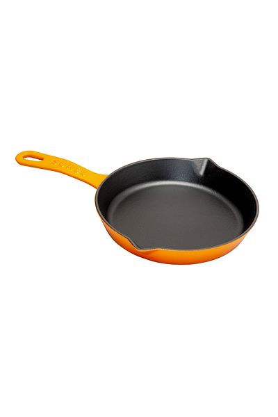 Sürel Orange Round Cast Iron Pan 22 Cm
