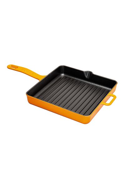 Sürel Orange Grill Iron Cast Pan 25 cm