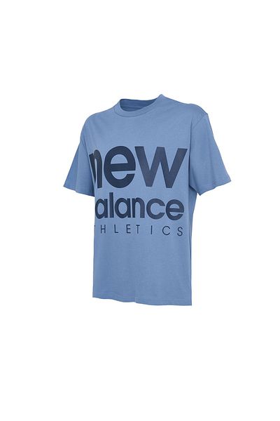 New Balance Unisex Casual T-shirt Unt1346-blu