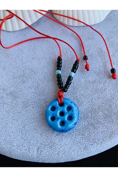 HAKSAL GÜMÜŞÇÜLÜK 3 Adet Süryani Kırmızı Ipli Kolye