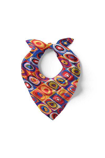 Bursa İpek Saks Chime of Colors Silky Handkerchief
