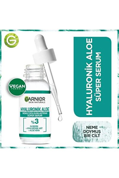 Garnier Skın Naturals Hyaluronik Aloe: Nemle Dolgunlaştıran Süper Serum 30 Ml