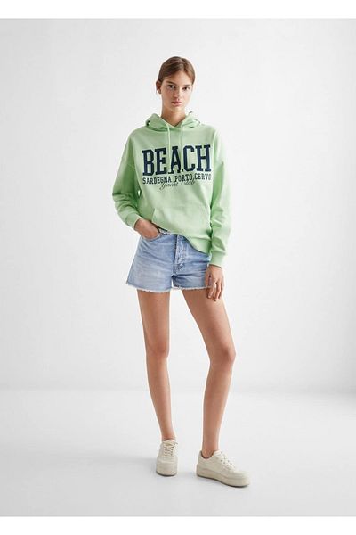 Mango Teen Dark Blue Plus Size Shorts & Bermuda for Kids