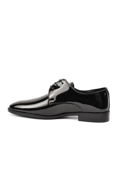 Pierre Cardin 2271 Μαύρο λουστρίνι Γνήσιο δέρμα Ανδρικά Κλασικά Παπούτσια