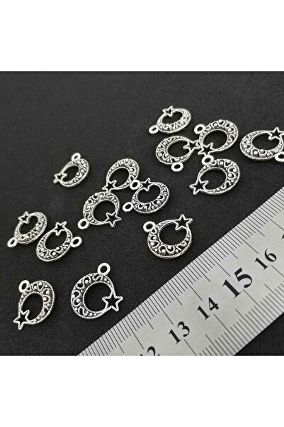 Selderesi 50 Adet Telkari Ayyıldız Tesbih Ve Takı Tasarımı Için Püskül Ucu Sa...