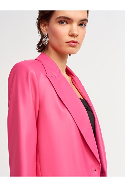 Dilvin 6871 Jachetă de piele-fucsia