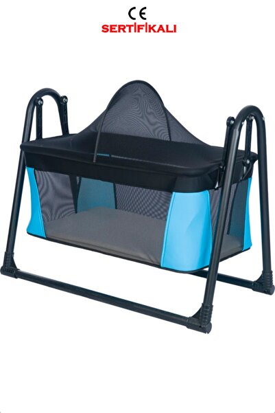 POLLY BABY Lüks Sallanır Portatif Kurulumlu Sepet Beşik Yatak Beşik