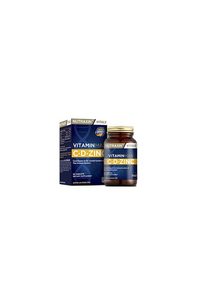 Nutraxin Vitamin Max Cd Zinc - 60 Tablets