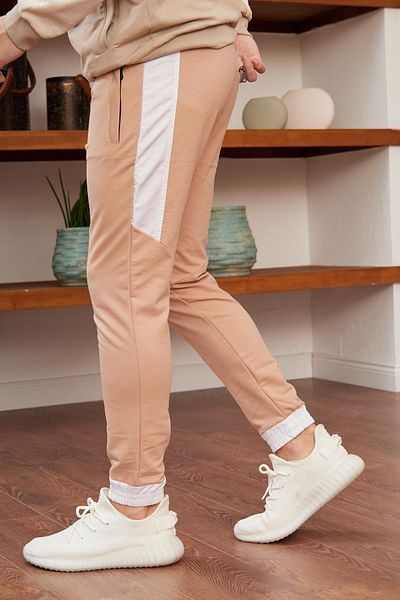 Danger Ανδρικό παντελόνι Garnili Fit Mold Milk Brown