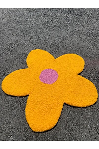 293plus Tufting Gun El Yapımı Çiçek Desenli Dekoratif Halı