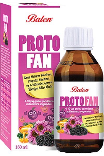 Balen Black Elderberry Syrup with Propolis -Protofan150 Ml