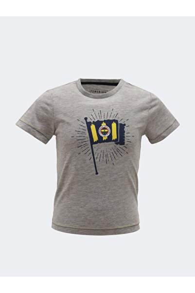 Fenerbahçe Çocuk Tribün Bayrak Logo Tshırt