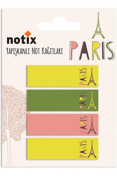 Umur Paris Colored Bookmark 25 Sheets 4 * 15 * 50 (2 Pieces)
