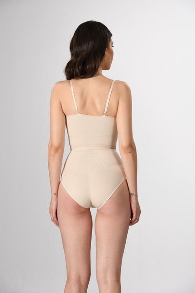 Miss Fit 17332 Women's Skin Seamless Thin Strap Underbust Snap Body Knitted Size 1 Slimming Corset