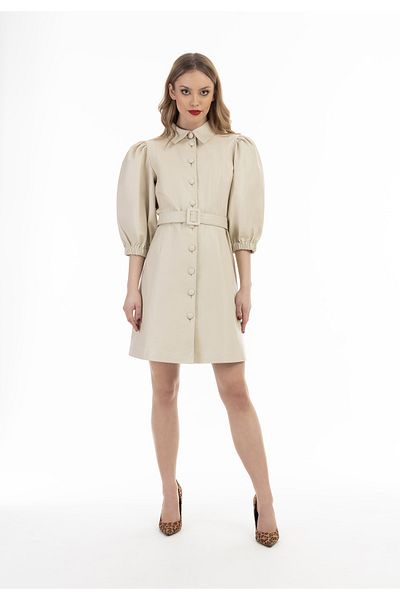 Faina Lederkleid