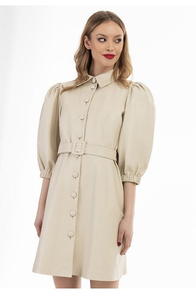 Faina Lederkleid