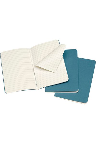 Moleskine Cahier Pocket 3-Piece Lined Notebook, 9x14cm