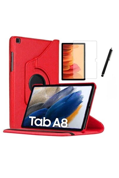 Dolia Samsung Galaxy Tab A8 10.5 X200 / X205 Compatible 360 ​​Degree Rotatable Case + Screen Protector + Pen Set