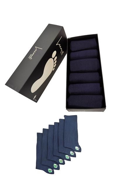 Leement socks Мъжки 6 чифта летни безшевни бамбукови класически чорапи