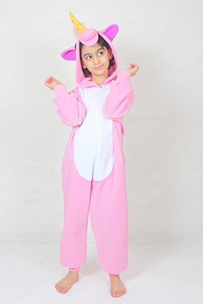 YÜSÜ Costum de inicorn roz pentru fetiță