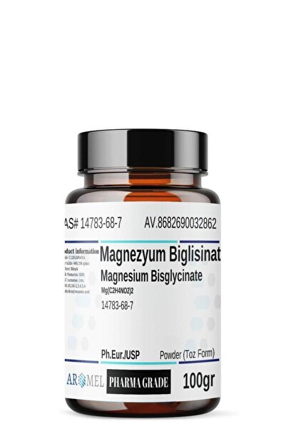 Aromel Magnezyum Biglisinat | 100 Gr | Magnesium Bisglycinate