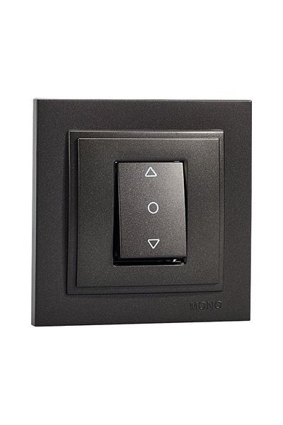 MONO 500- 002025 -159 Despina Smoked Blinds Remote Control Single Button - Frameless