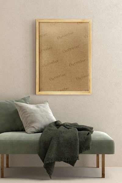 ÖZCANLAR ÇERÇEVE Tekli Ahşap Çerçeve Ahşap Resim Çerçevesi Doğal Ahşap Çerçev...