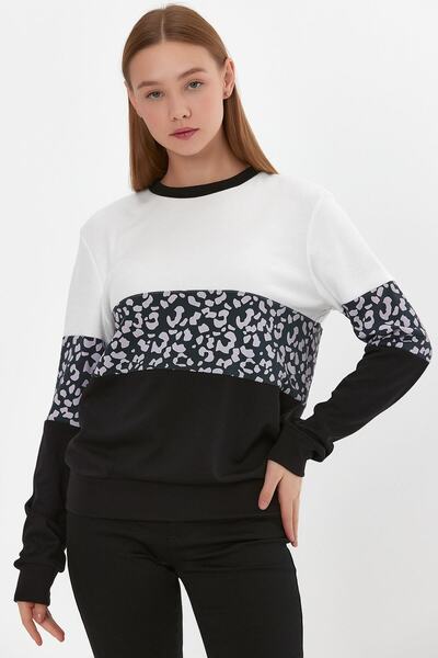 ALEXANDERGARDI Leopard Patterned Sweatshirt (b23-26500)